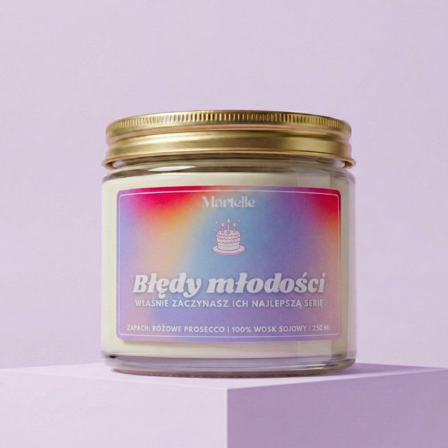 Błędy młodości - świeca sojowa (250 ml)