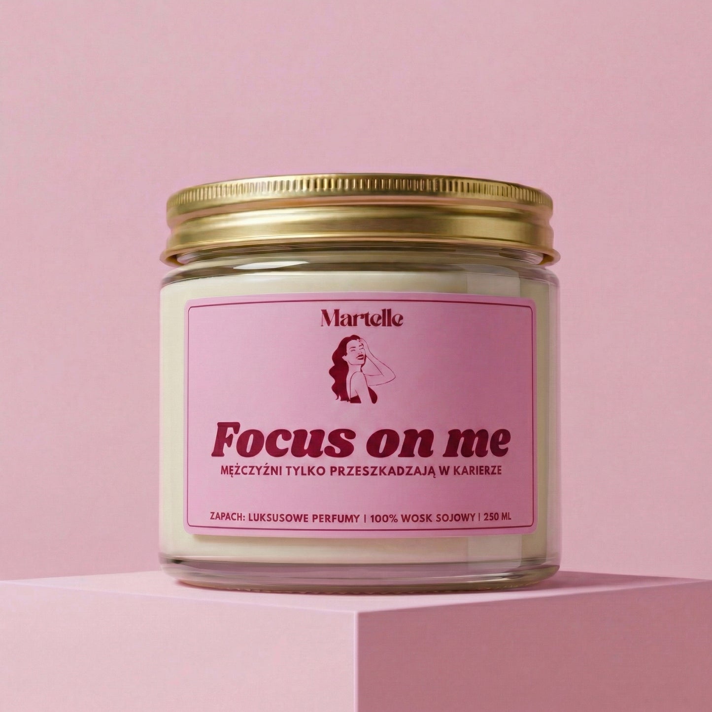 Focus on me - świeca sojowa (250 ml)