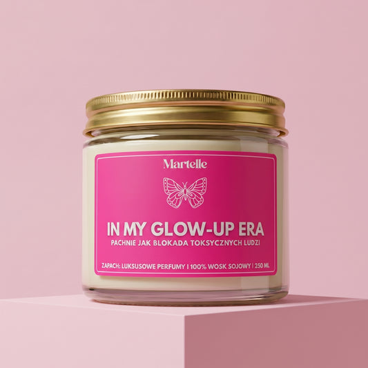 In my glow-up era - świeca sojowa (250 ml)