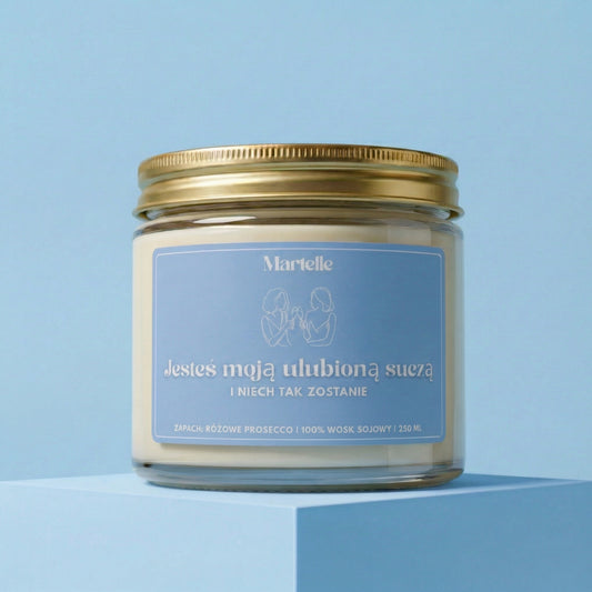 Jesteś moją ulubioną suczą - świeca sojowa (250 ml)