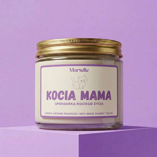 Kocia mama - świeca sojowa (250 ml)