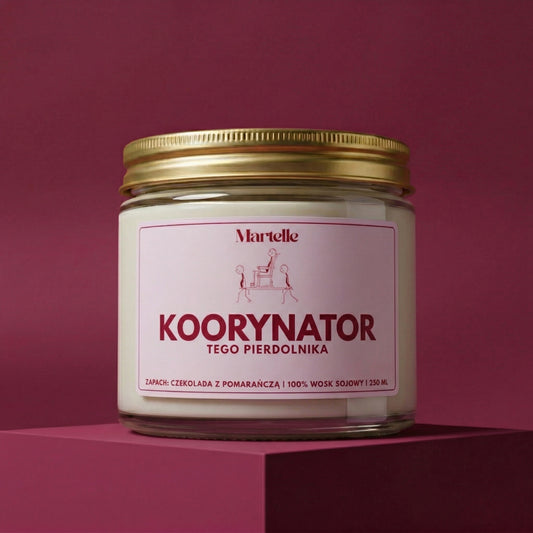 Koordynator - świeca sojowa (250 ml)