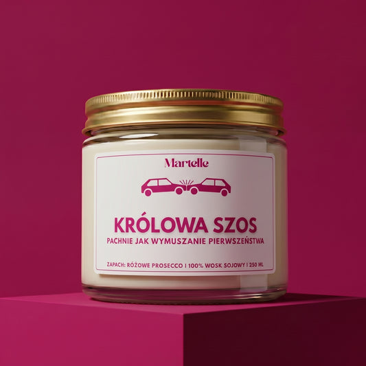 Królowa szos - świeca sojowa (250 ml)