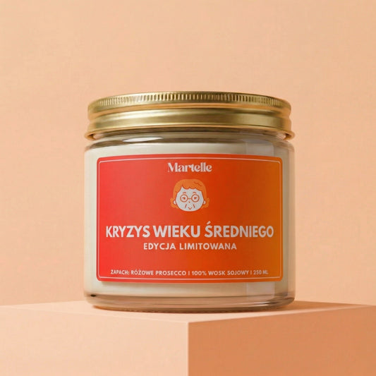 Kryzys wieku średniego - świeca sojowa (250 ml)