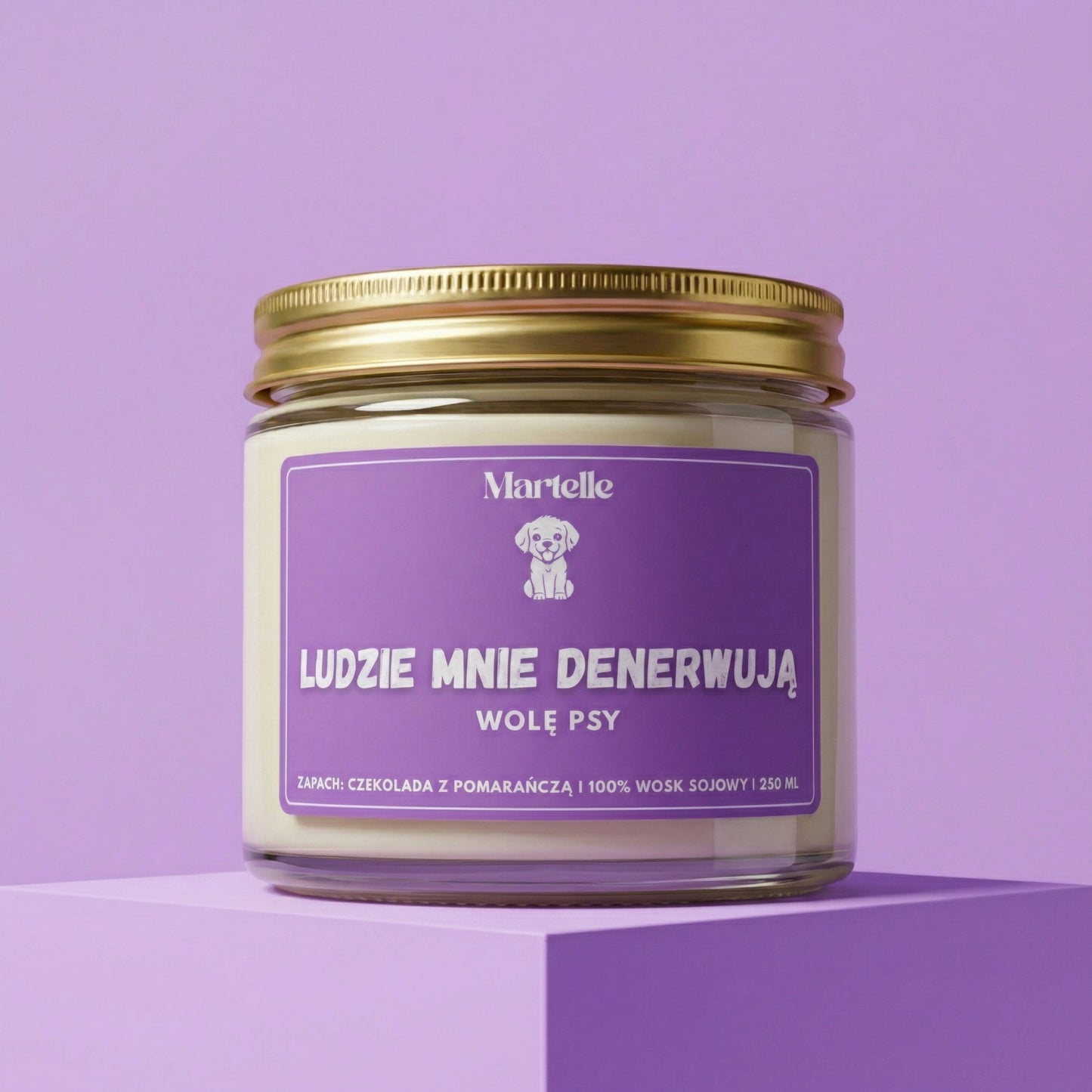 Ludzie mnie denerwują - świeca sojowa (250 ml)