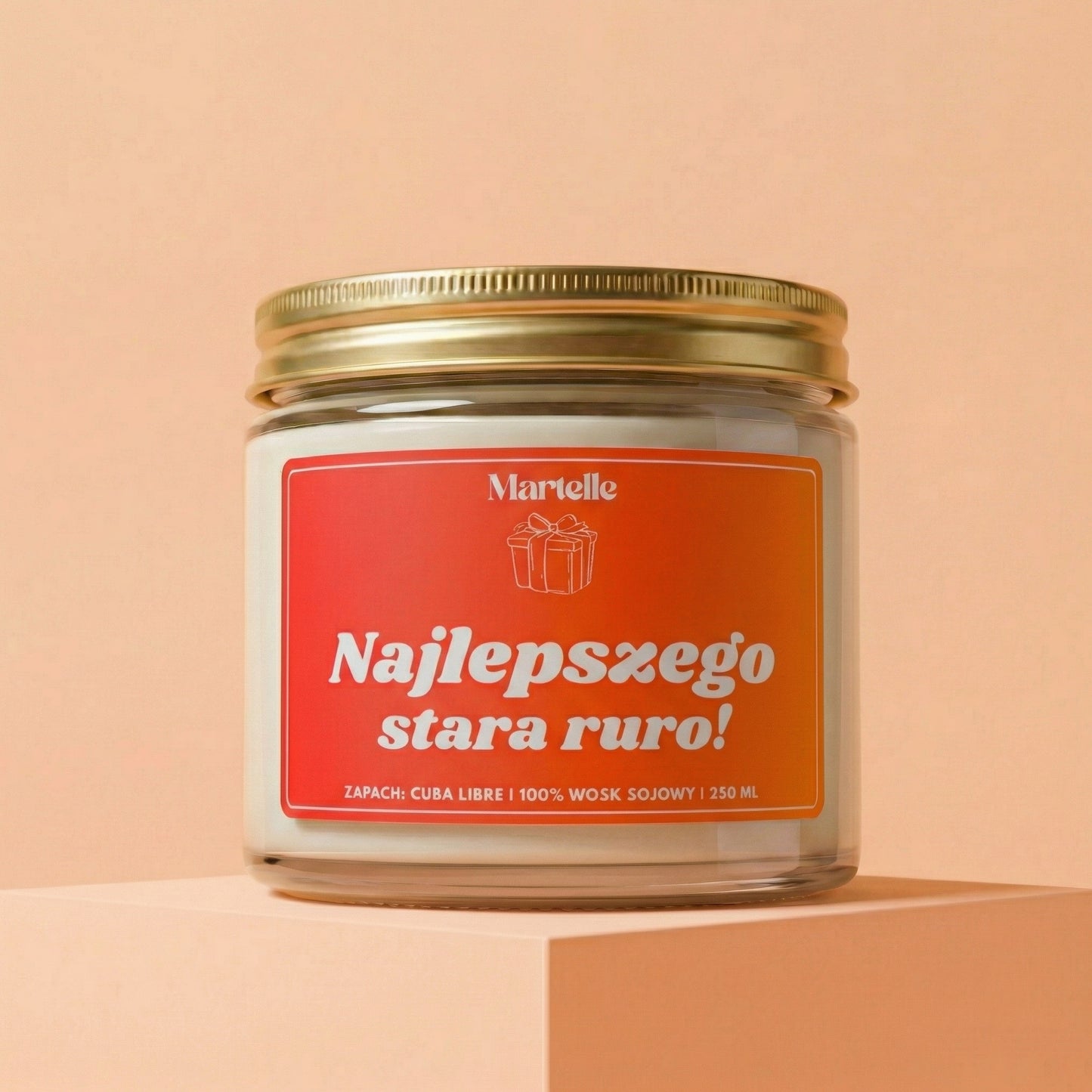 Najlepszego stara ruro! - świeca sojowa (250 ml)