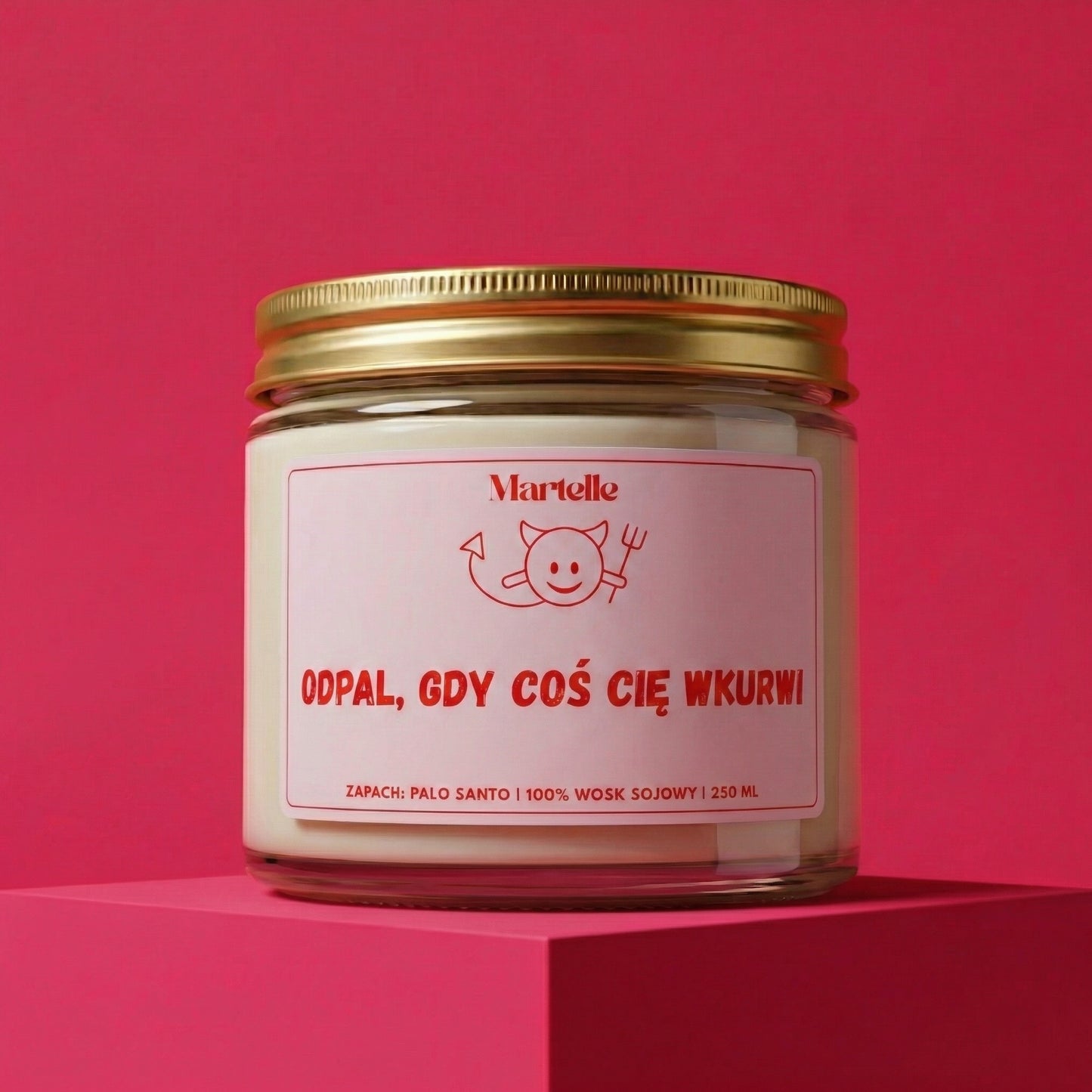 Odpal, gdy coś cię wkur*i - świeca sojowa (250 ml)
