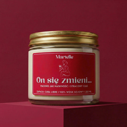On się zmieni... - świeca sojowa (250 ml)
