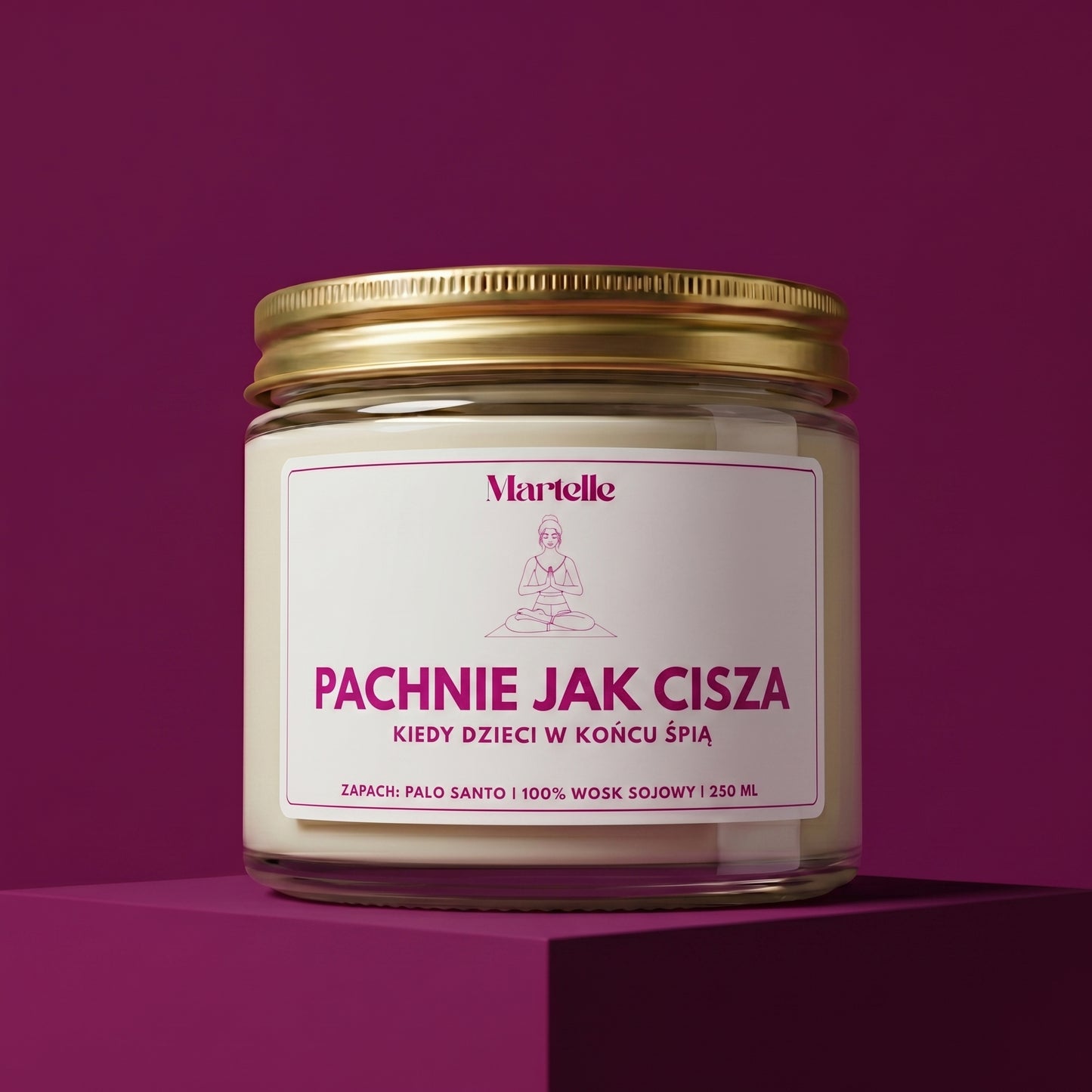 Pachnie jak cisza - świeca sojowa (250 ml)