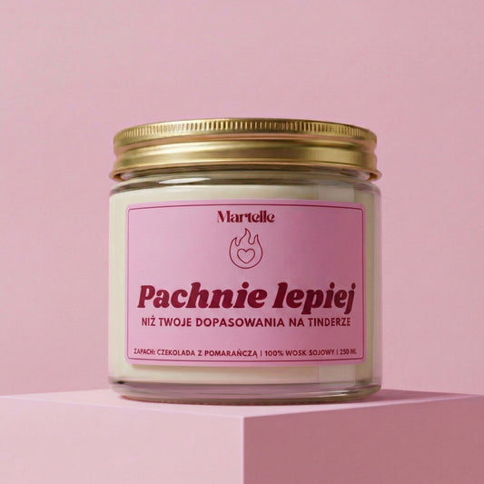 Pachnie lepiej - świeca sojowa (250 ml)