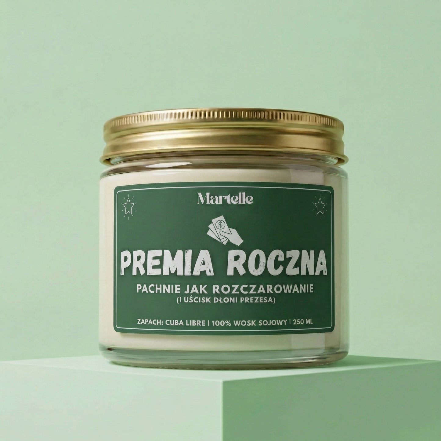 Premia roczna - świeca sojowa (250 ml)
