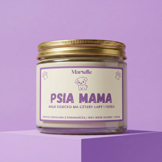 Psia mama - świeca sojowa (250 ml)
