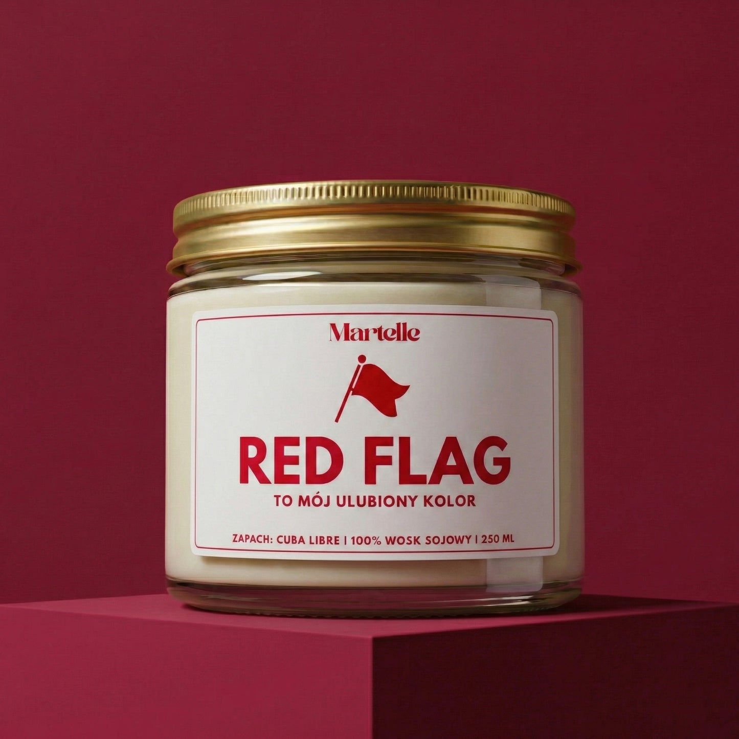 Red flag - świeca sojowa (250 ml)