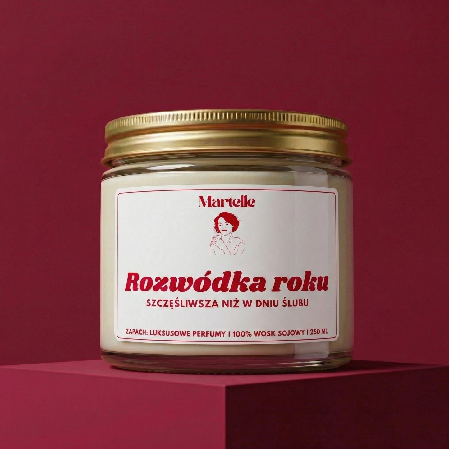 Rozwódka roku - świeca sojowa (250 ml)