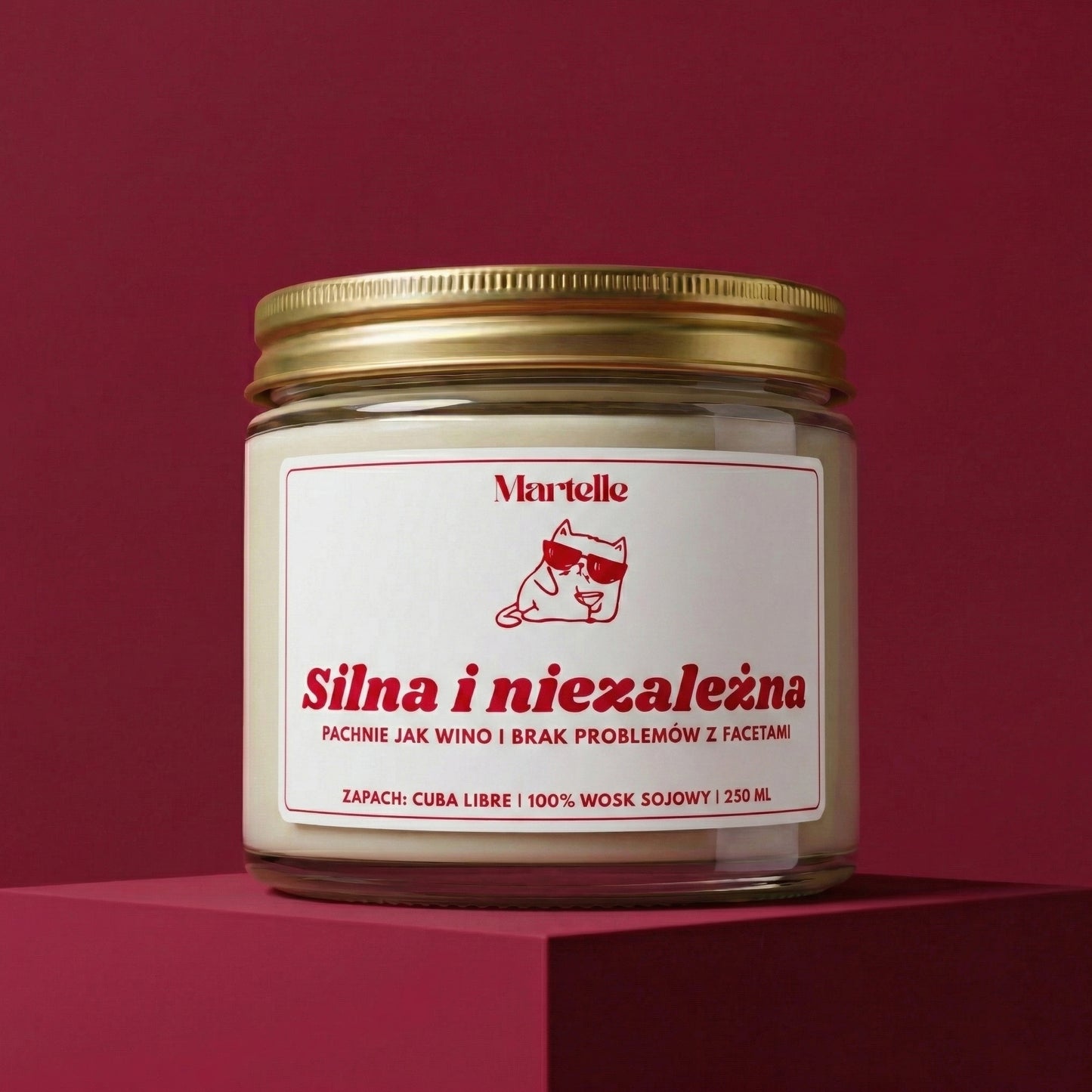 Silna i niezależna - świeca sojowa (250 ml)