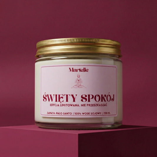 Święty spokój - świeca sojowa (250 ml)
