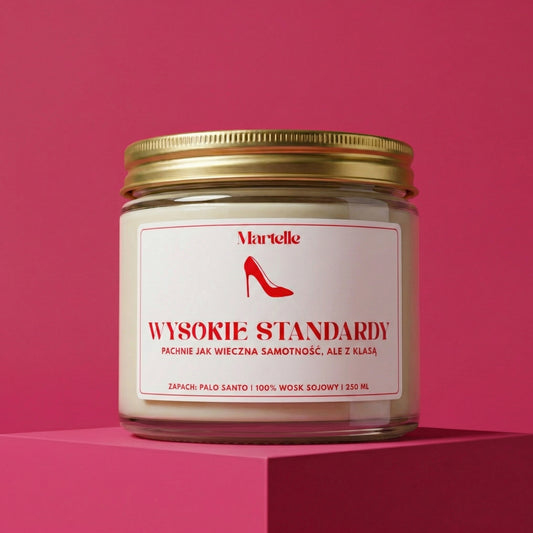 Wysokie standardy - świeca sojowa (250 ml)