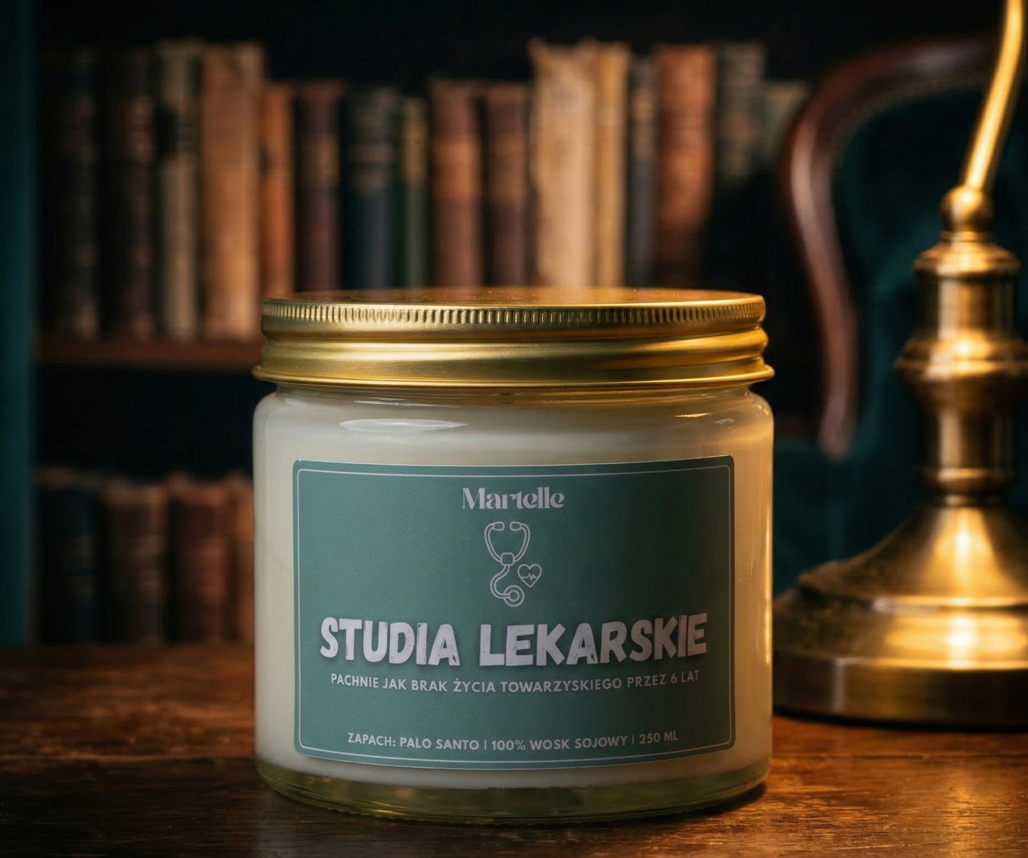 Studia lekarskie - świeca sojowa (250 ml)