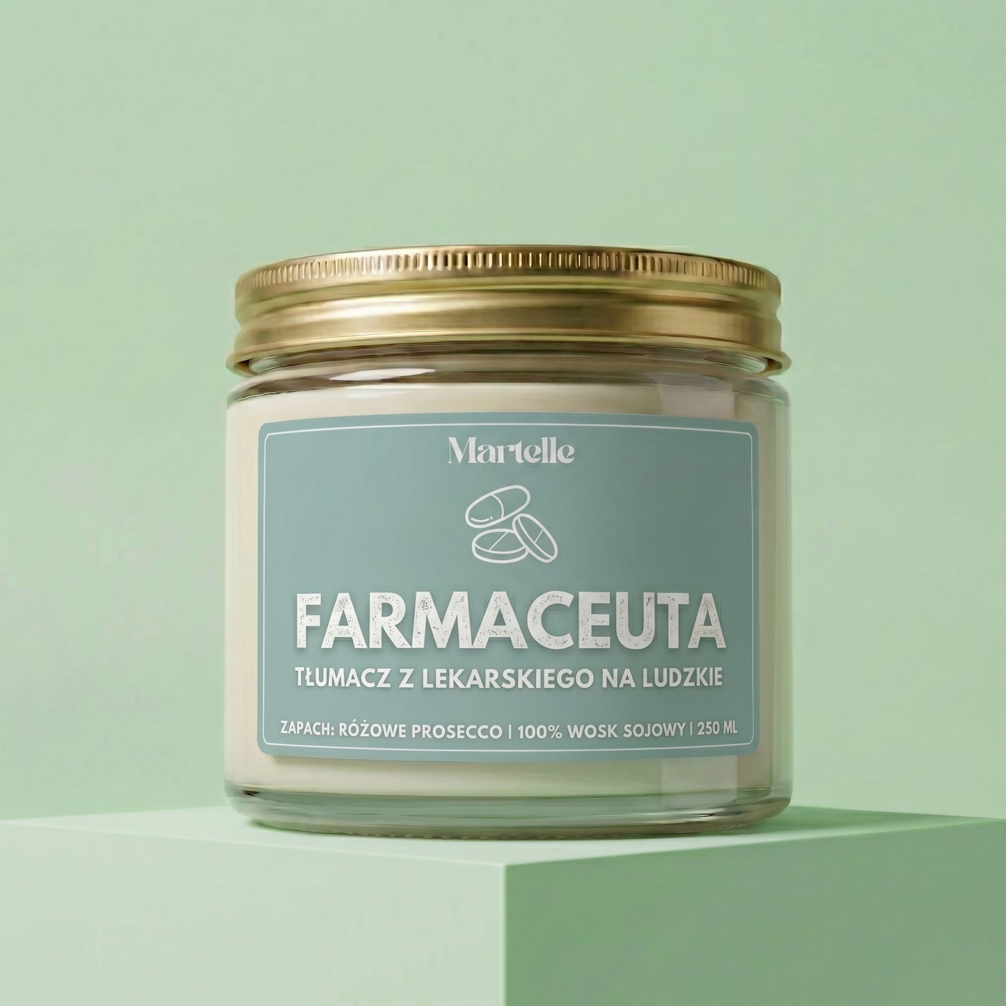Farmaceuta - świeca sojowa (250 ml)