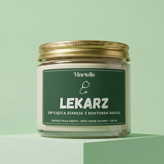 Lekarz - świeca sojowa (250 ml)