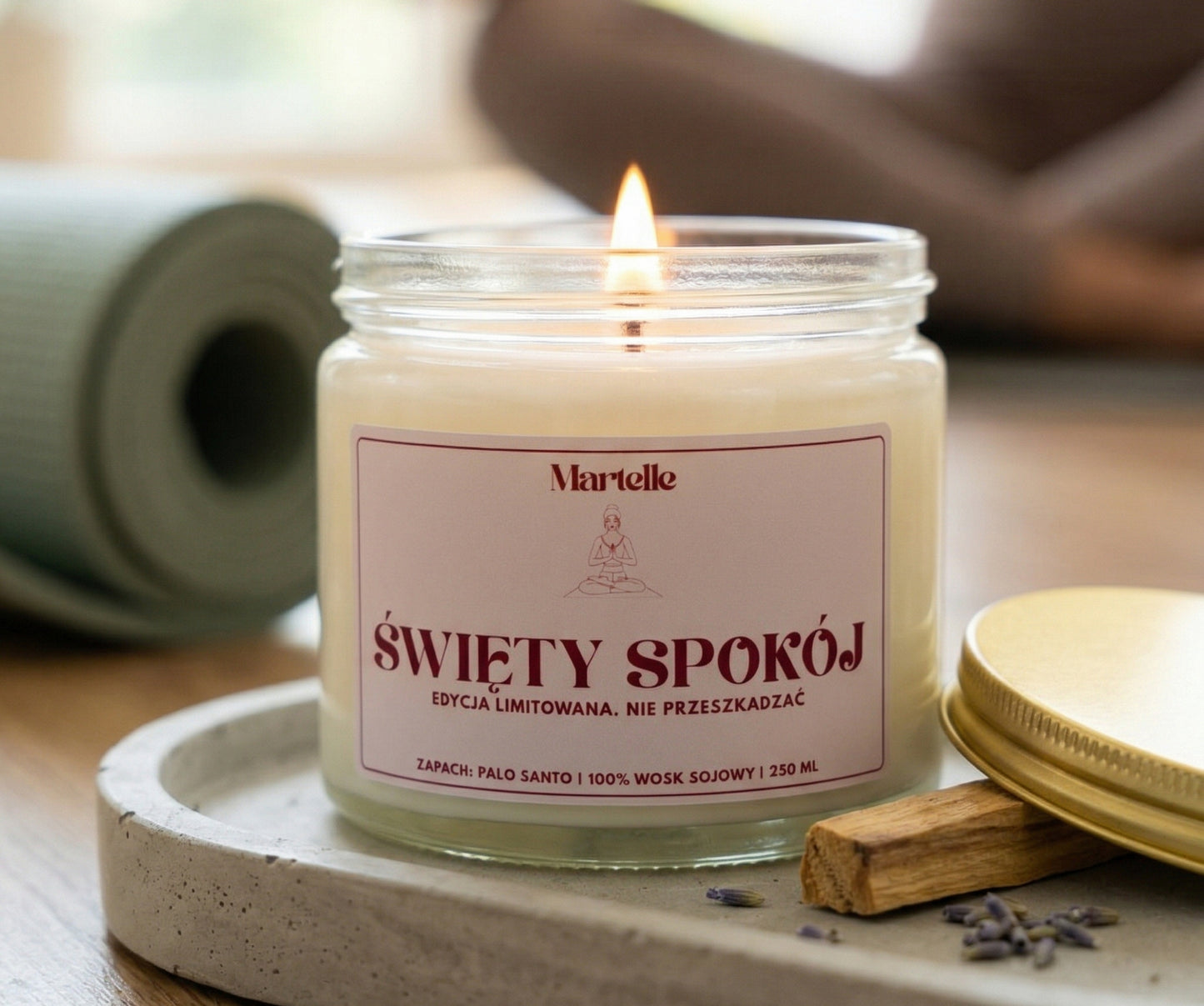 Święty spokój - świeca sojowa (250 ml)