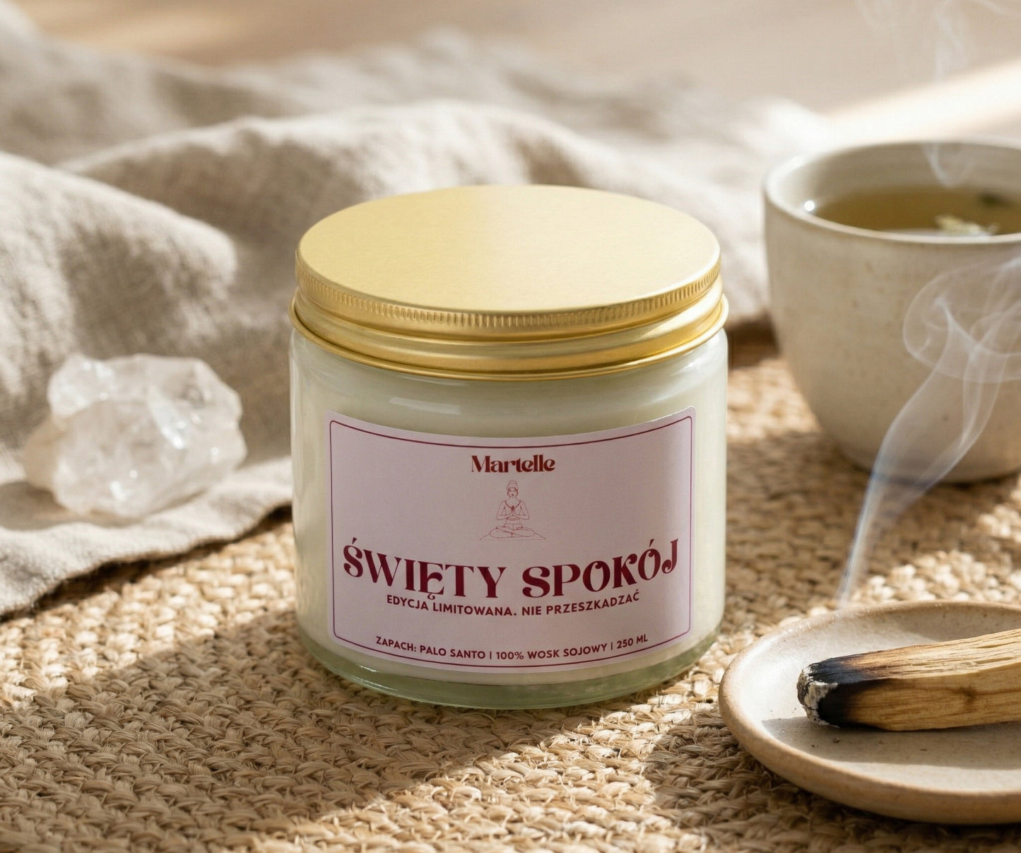 Święty spokój - świeca sojowa (250 ml)