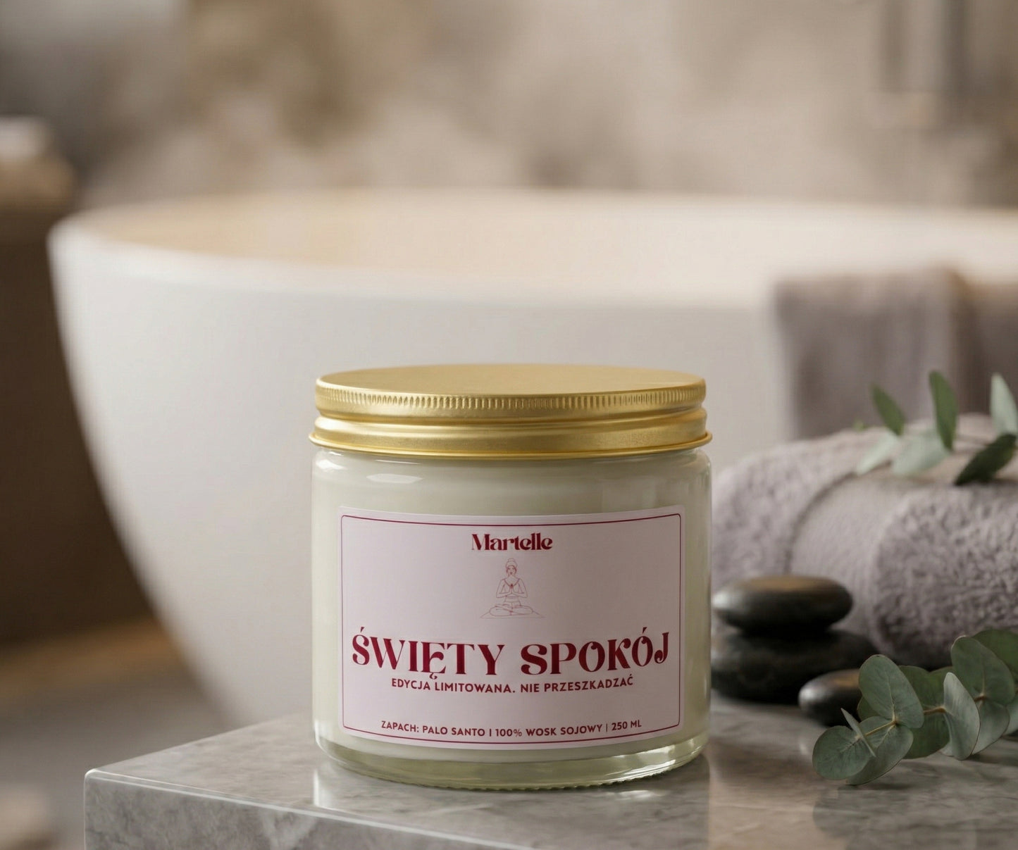 Święty spokój - świeca sojowa (250 ml)