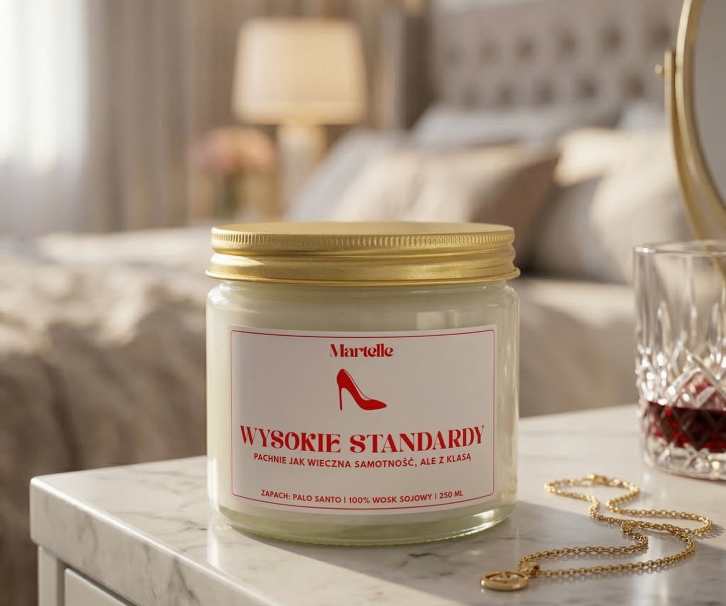 Wysokie standardy - świeca sojowa (250 ml)