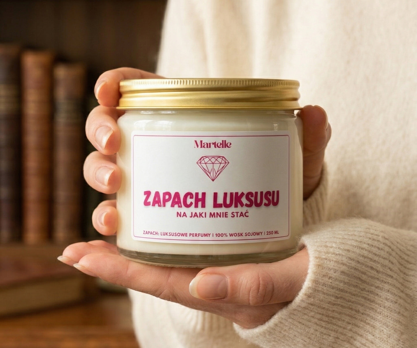 Zapach luksusu - świeca sojowa (250 ml)