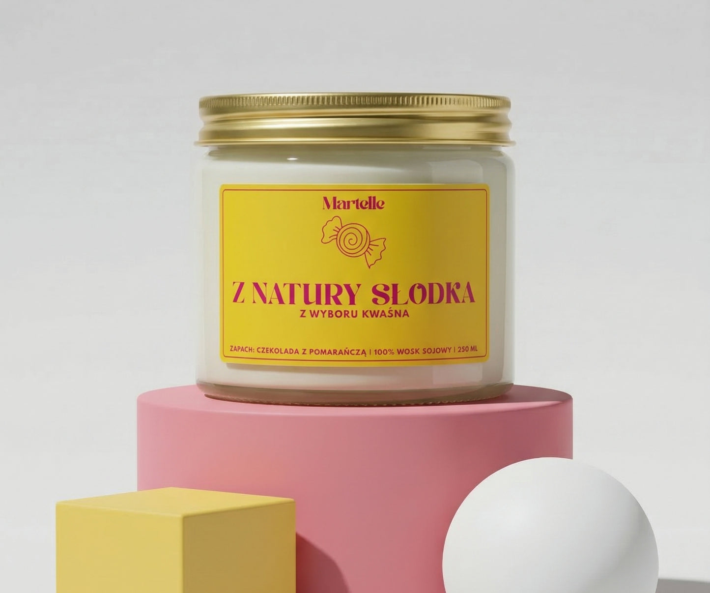 Z natury słodka - świeca sojowa (250 ml)